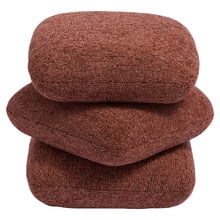 Devika Chenille Swivel Ottoman